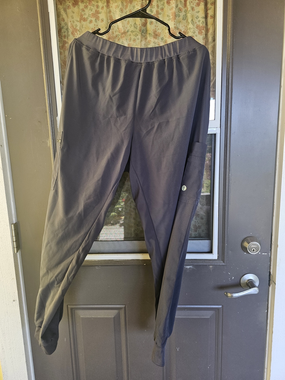 Women's Gray Active Joggers with Side Pocket